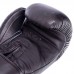 Рукавиці боксерські шкіряні на липучці Velo 12 унцій, чорний, код: VL-2224_12BK-S52
