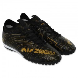 Сороконіжки футбольні Zoom, розмір 44, чорний-золотий, код: 230313-4_44 Сороконіжки футбольні Zoom, розмір 44, чорний-золотий, код: 230313-4_44