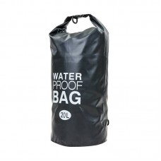 Водонепроникний гермомішок Camping Waterproof Bag 20 л, чорний, код: TY-6878-20_BK