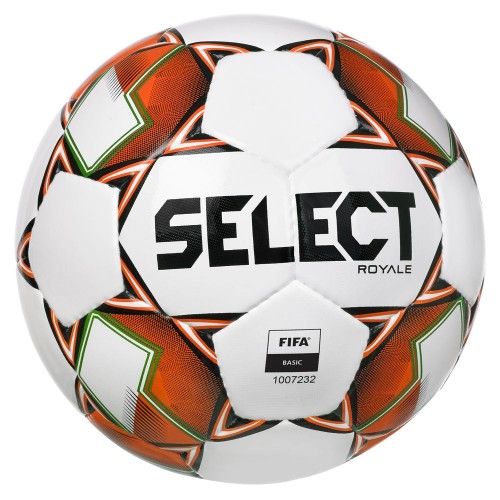 М"яч футбольний Select Royale FIFA Basic v22 №5, біло-жовтогарячий, код: 5703543290888