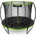 Батут Neo-Sport NS-08C221 з внутрішньою сіткою 8 футів 252 см, чорно-зелений, код: 5903890612771-IN