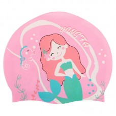 Шапочка для плавання дитяча Yingfa, рожевий-зелений, код: K0012_PG Шапочка для плавання дитяча Yingfa, рожевий-зелений, код: K0012_PG