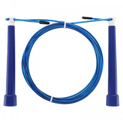Скакалка швидкісна кроссфіт з підшипником та сталевим тросом Cima 3м, синій, код: FI-7472_BL Скакалка швидкісна кроссфіт з підшипником та сталевим тросом Cima 3м, синій, код: FI-7472_BL