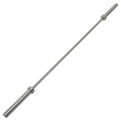 Гриф для сталевої штанги Олімпійський професійний прямий з підшипником LiveUp 2,01м, ø50мм, код: LP8318