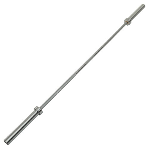 Гриф для сталевої штанги Олімпійський професійний прямий з підшипником LiveUp 2,01м, ø50мм, код: LP8318