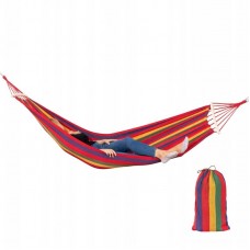 Гамак підвісний з дерев"яними перекладинами Springos 200x80 см, код: HM027 Гамак підвісний з дерев"яними перекладинами Springos 200x80 см, код: HM027