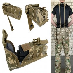 Підсумок під два магазини АК Palianytsia одинарний закритий піксель ЗСУ MM-14, код: 1408-2-EF Підсумок під два магазини АК Palianytsia одинарний закритий піксель ЗСУ MM-14, код: 1408-2-EF