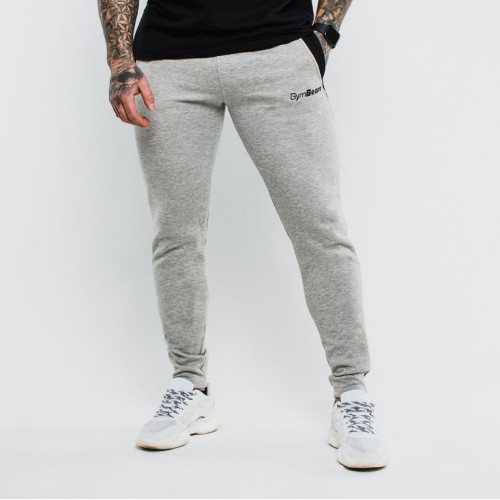 Спортивні штани GymBeam Clothing Slimfit L, сірий , код: 12924-GB