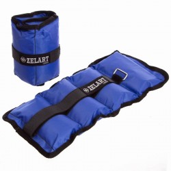 Обважнювачі-манжети для рук FitGo 2x1,5 кг, синій, код: FI-1967-3_BL Обважнювачі-манжети для рук FitGo 2x1,5 кг, синій, код: FI-1967-3_BL