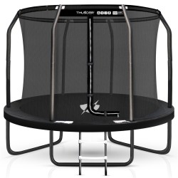 Батут Thunder Inside Elite з внутрішньою сіткою 8 футів 244 см, чорний, код: Inside-Elite-8FT-BLACK-IN