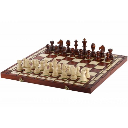 Шахи Madon Турнірні інтарсія №8 540х540 мм, коричневий-бежевий, код: 2022110300052