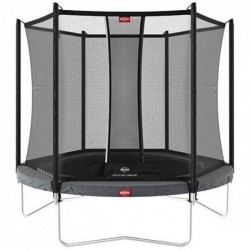 Батут із захисною сіткою Berg Favorit Regular Grey + Safety Net Comfort 2700 мм, код: 35.09.33.00