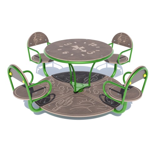 Дитяча карусель Miros “Класік” 1800х1800х750 мм, код: DIO308 Дитяча карусель Miros “Класік” 1800х1800х750 мм, код: DIO308