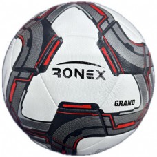 М"яч футбольний гібридний Ronex Grand №5, сірий, код: PHG202309-WS