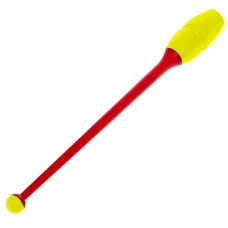 Булава для художньої гімнастики FitGo червоний-жовтий, код: C-6176_RY