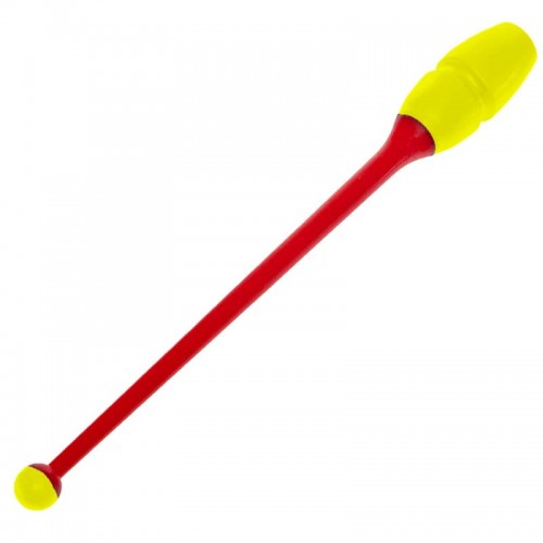 Булава для художньої гімнастики FitGo червоний-жовтий, код: C-6176_RY
