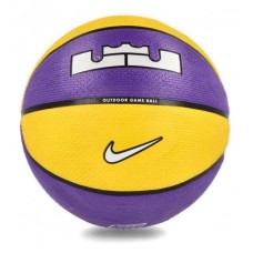 М'яч баскетбольний Nike Playground 2.0 8P L James, розмір 6, синій-жовтий, код: 88779140120