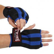 Рукавички-бинти внутрішні гелеві з поліестеру Twins L, чорний-синій, код: TW-003A_LBL Рукавички-бинти внутрішні гелеві з поліестеру Twins L, чорний-синій, код: TW-003A_LBL