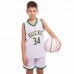 Форма баскетбольна дитяча PlayGame NBA Bucks 34 XL (13-16 років) 150-160см, білий-зелений, код: 3582_XLWG-S52