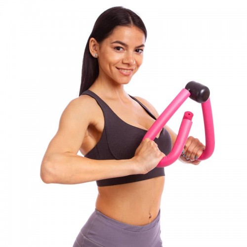 Еспандер для грудей, сідниць, стегон Zelart Метелик, рожевий, код: FI-6314_P Еспандер для грудей, сідниць, стегон Zelart Метелик, рожевий, код: FI-6314_P