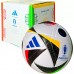 М"яч для футболу Adidas Euro24 Fussballliebe №5 (IN9369), білий-чорний, код: 4066766182127-IN