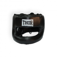Шолом для боксу Thor Nose Protecrion L, шкіра, чорний, код: 707 (Leather) BLK L