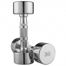 Гантель хром FitGo 1х3 кг, код: 80020-3-WS Гантель хром FitGo 1х3 кг, код: 80020-3-WS