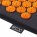 Килимок акупунктурний з валиком 4FIZJO Classic Mat XL Аплікатор Кузнєцова Black/Orange, 1200х460 мм, код: P-5907222931776