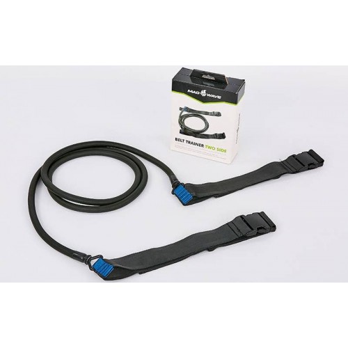 Поясний тренажер для плавання MadWave Belt Trainer Two Side 2,4м, чорний, код: M077106-S52 Поясний тренажер для плавання MadWave Belt Trainer Two Side 2,4м, чорний, код: M077106-S52