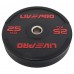 Бамперний диск гумовий LiveUp ø50.5мм, 25кг, чорний, код: LP8331-25