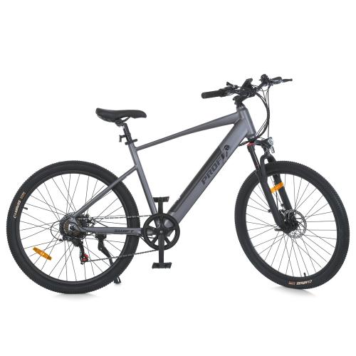 Електровелосипед Profi Swift (350 Вт; 10А*год;), колеса 27.5", сірий, код: 6903317717644