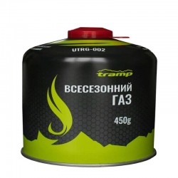 Картридж газовий Tramp різьбовий 450гр, код: UTRG-002