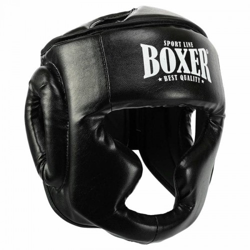 Шолом боксерський з повним захистом шкірозамінник Boxer New M, чорний, код: 2036-N_MBK Шолом боксерський з повним захистом шкірозамінник Boxer New M, чорний, код: 2036-N_MBK