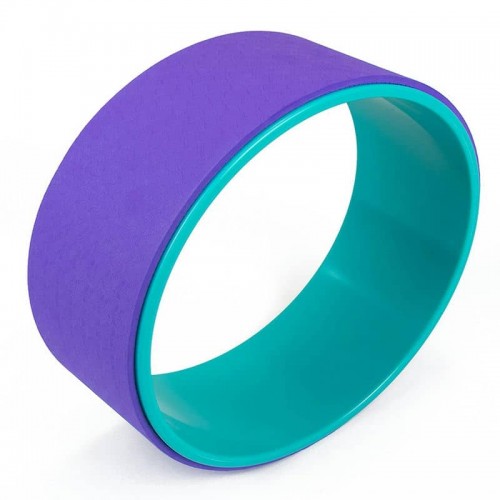 Колесо для йоги EasyFit TPE 33 см бузково-м"ятне, код: EF-1824-PuM-EF