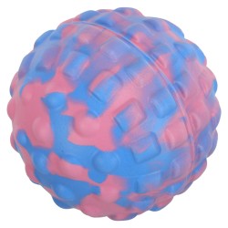 М"яч масажний для МФР FitGo ø7см, блакитний-рожевий, код: FI-0883