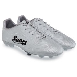 Бутси футбольні Different розмір 45 (29см), срібний-чорний, код: SG-301041-4_45GR