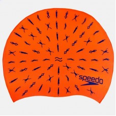 Шапочка для плавання дитяча Speedo Junior Slogan Print, код: 808386B966