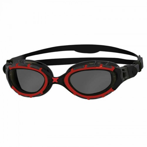 Окуляри для плавання Zoggs Predator Flex Pol розмір R, червоно-чорні, код: 749266388476