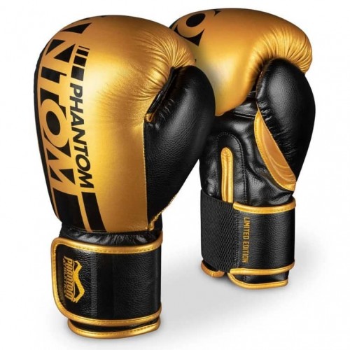 Боксерські рукавиці Phantom Apex Elastic Gold 10 унцій, код: PHBG2215-10