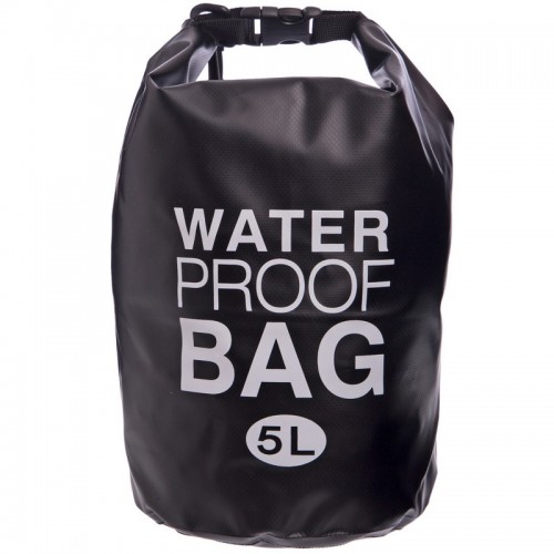 Водонепроникний гермомішок SP-Sport Waterproof Bag 5л чорний, код: TY-6878-5_BK-S52