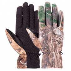 Рукавички для полювання та риболовлі із закритими пальцями Tactical L камуфляж ліс, код: BC-9229-S52