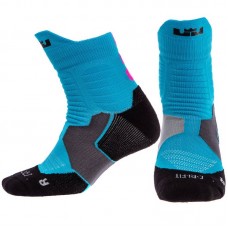 Шкарпетки спортивні Star All розмір 40-45, блакитний-чорний, код: JCB3302_NBK