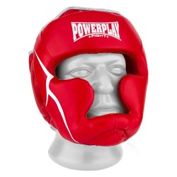 Боксерський шолом тренувальний PowerPlay L червоний, код: PP_3100_L_Red