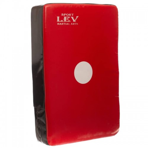 Макiвара Пряма Lev 25x45x9см, 1шт, червоний-чорний, код: LV-4284_RBK