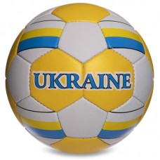 М'яч футбольний Ballonstar Ukraine №5, білий-жовтий, код: FB-0047-136-S52