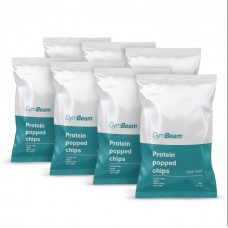 Протеїнові чіпси GymBeam 10х40г, морська сіль, код: 401109049