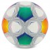 М"яч футбольний PlayGame №5, білий-синій-бірюзовий, код: FB-9825_B