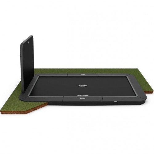 Прямокутний грунтовий батут з стіною BERG Ultim Champion FlatGround 410 Grey + AeroWall BLK&GRY, код: 32.31.44.31 Прямокутний грунтовий батут з стіною BERG Ultim Champion FlatGround 410 Grey + AeroWall BLK&GRY, код: 32.31.44.31