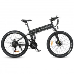 Електровелосипед Samebike LO26-II-YD (900 Вт; 14 А*год; 48 В), колеса 26", з ручкою газу, чорний, код: SMB-LO26-II-YD