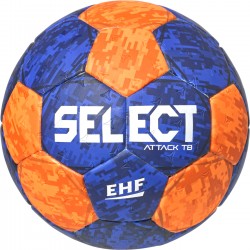 М"яч гандбольний Select Attack TB v22 Lilleput №1, синій-помаранчевий, код: 5703543298846